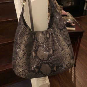 Beautiful snakeskin MK purse